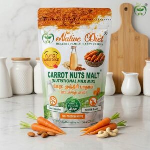 Carrot Nuts Malt Powder 250 Grams