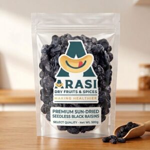 Black Grapes Seedless 500 Grams