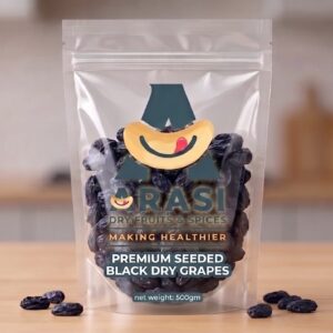 Black Grapes Seeded 500 Grams