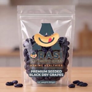 Black Grapes Seeded 250 Grams