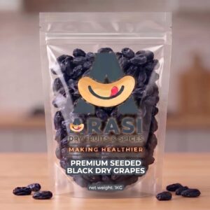 Black Grapes Seeded 1 Kg